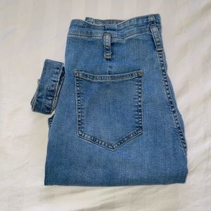 Arizona Jean Co High waisted jeans with tie belt